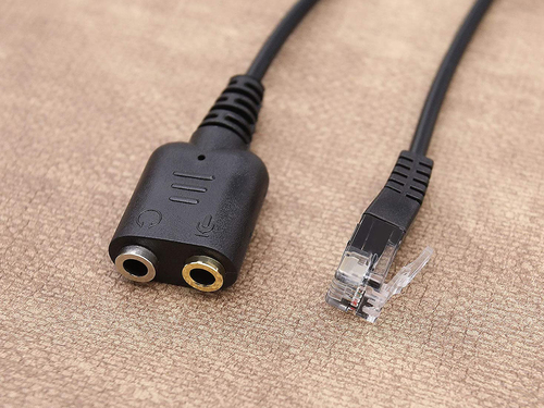 Equip RJ9 to 3.5mm Headset Audio Adapter