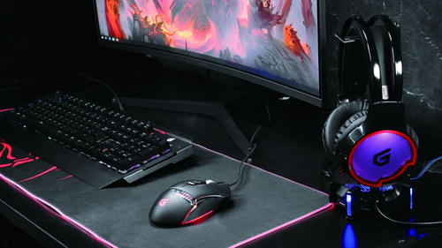 Conceptronic ATHAN U1, 7.1-Channel Surround Sound Gaming USB Headset