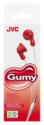 JVC F14 Gumy In Ear Wired Red