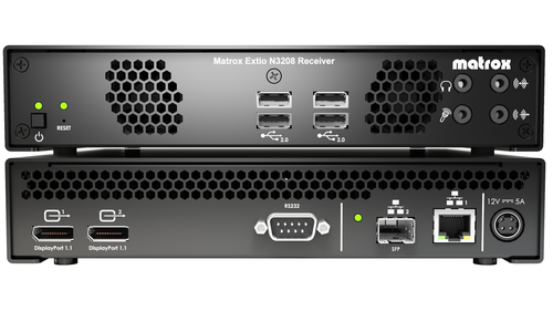 Matrox Extio N3208 KVM extender Receiver