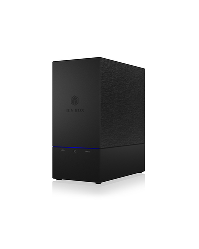 ICY BOX IB-RD3621-C31 disk array 0 TB Desktop Black