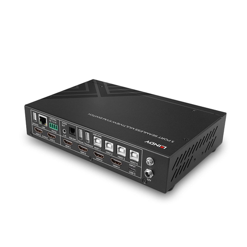 Lindy 5 Port Seamless Multiview KVM Switch