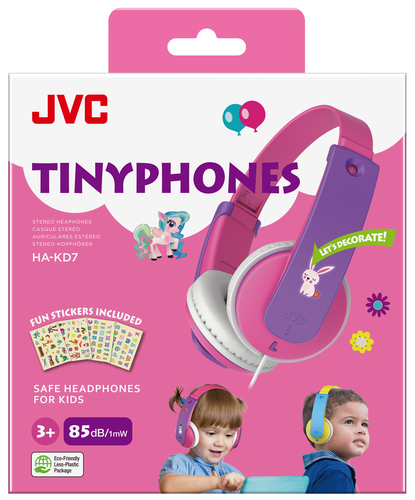 JVC Tinyphones Wired Pink
