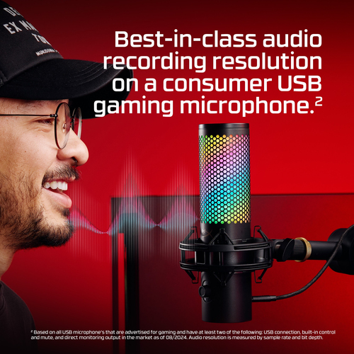 HyperX QuadCast 2 S - USB Microphone (Black) Table microphone