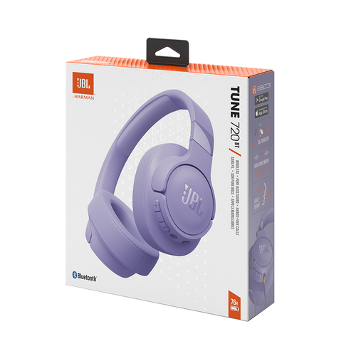 JBL Tune 720 BT Headset Wireless Head-band Calls/Music Bluetooth Purple