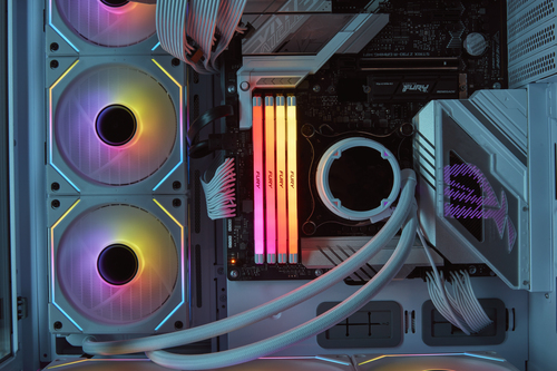 Kingston Technology FURY 24GB 8000MT/s DDR5 CL38 DIMM Renegade RGB White