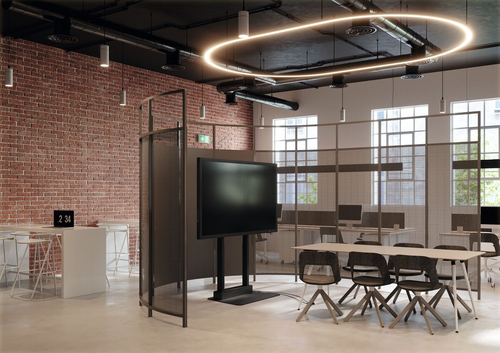 Vogel's RISE 4105 Motorized Display Lift Floor Stand