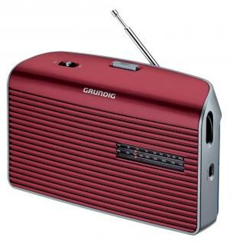 Grundig Music 60 Personal Analog Red, Silver
